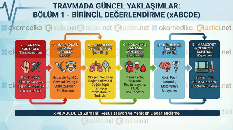 ATLS-11: Travmada Birincil Değerlendirme-xABCDE